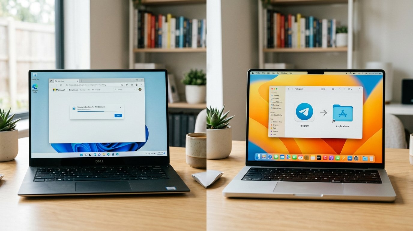 Telegram电脑版下载步骤在Windows和macOS系统上的对比演示